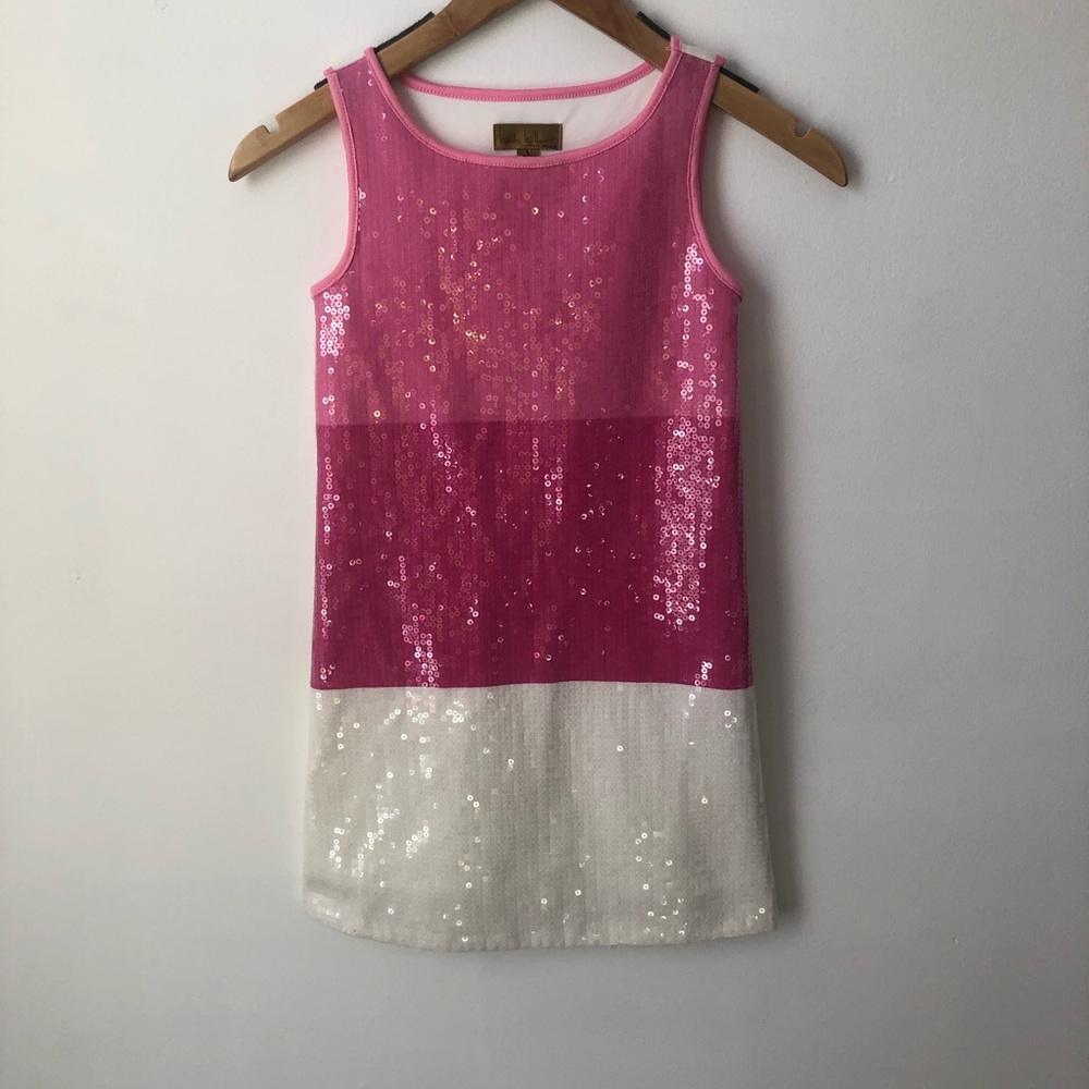 Girls Nicole Miller Sequin Dress